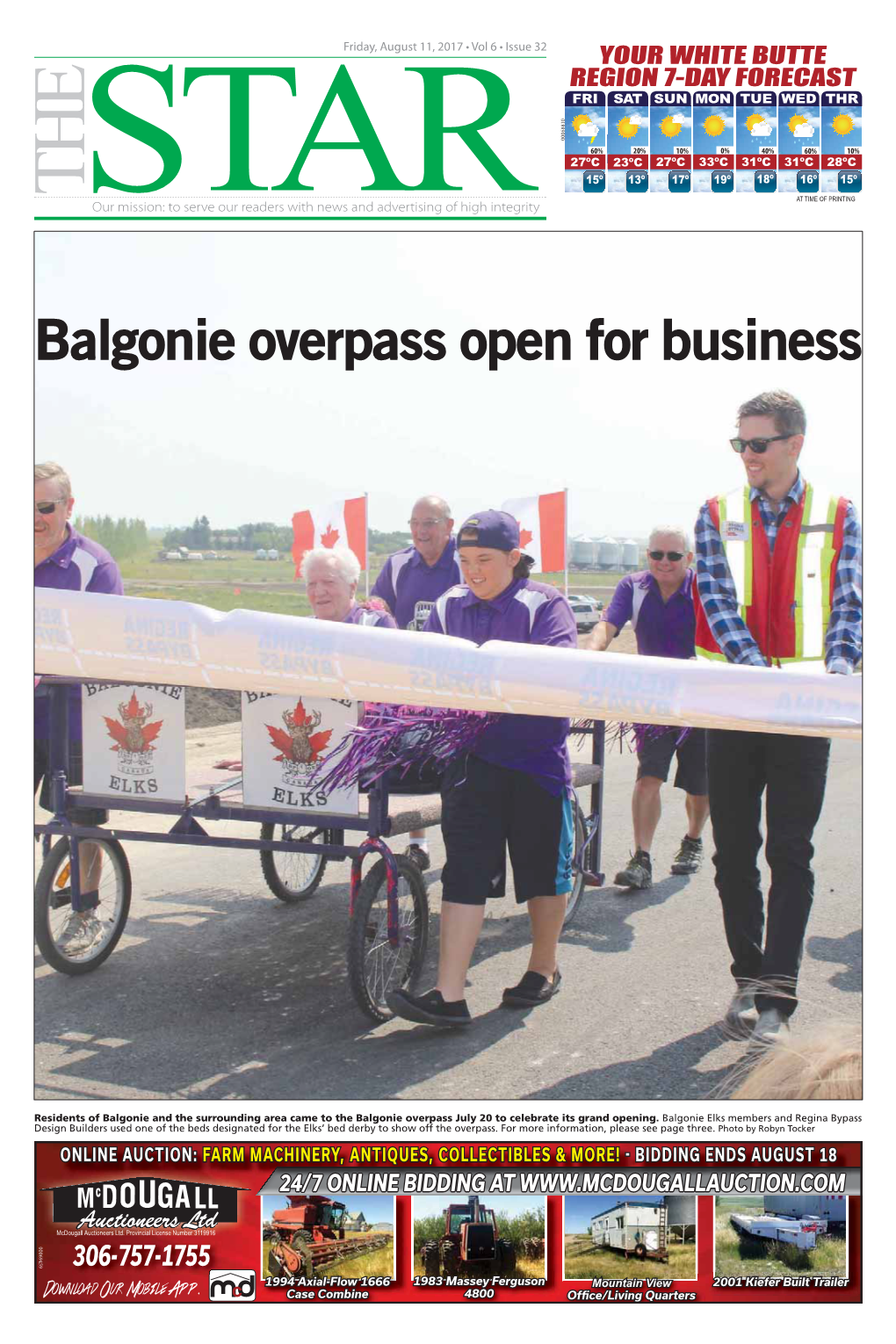 Balgonie Overpass Open for Business