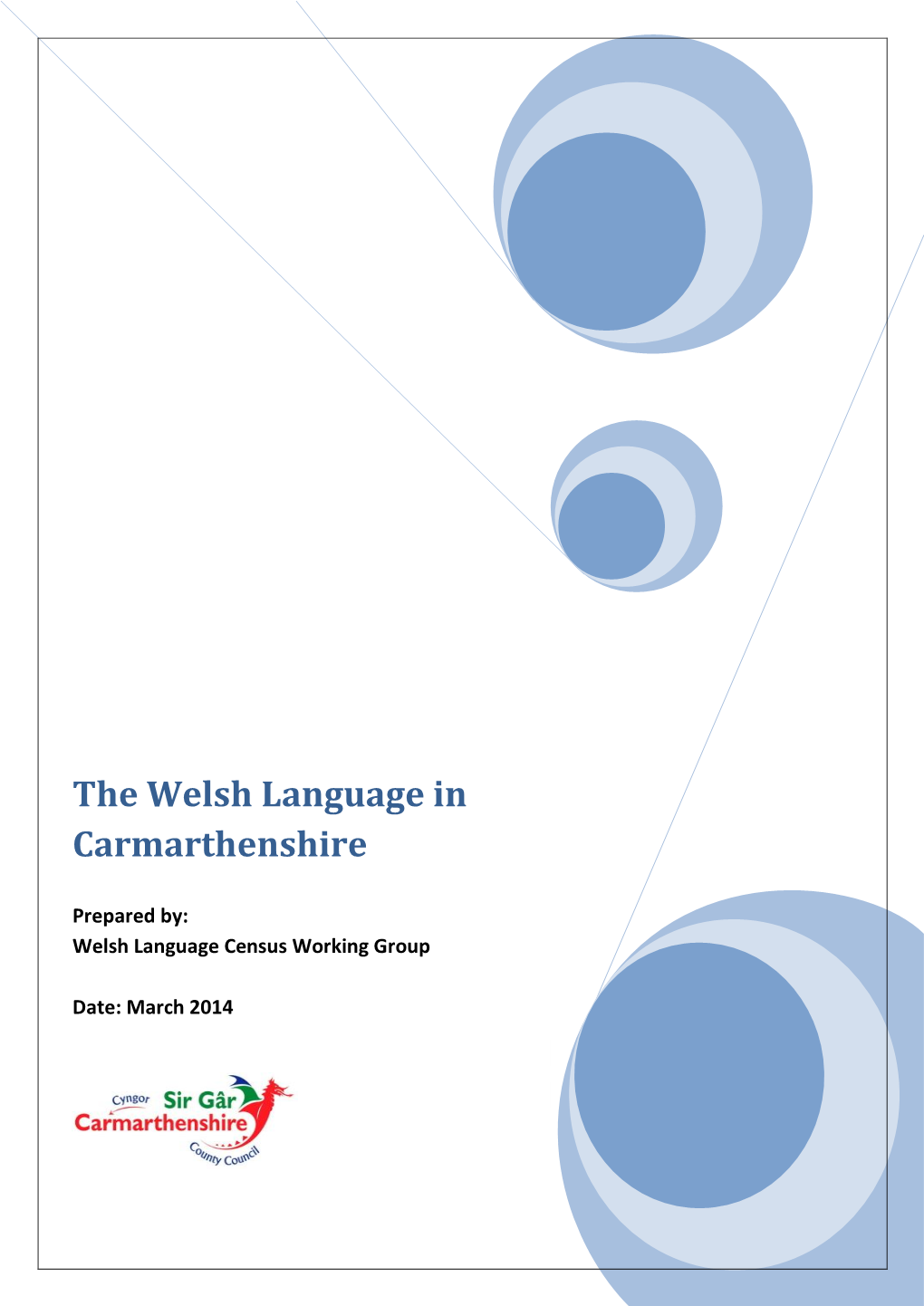 The Welsh Language in Carmarthenshire Report