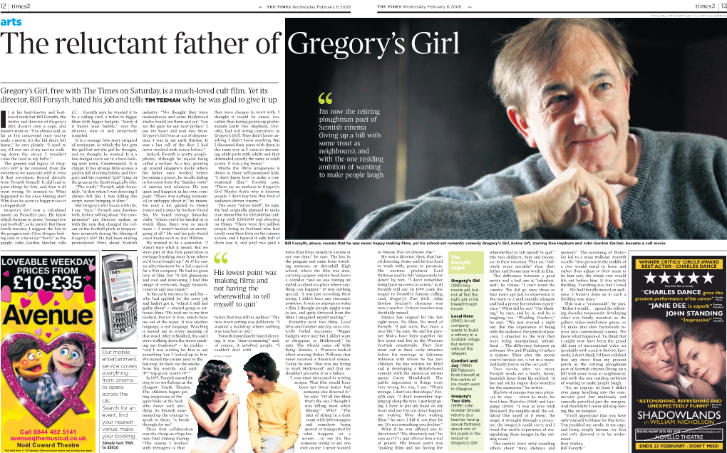 The Reluctant Father of Gregory's Girl