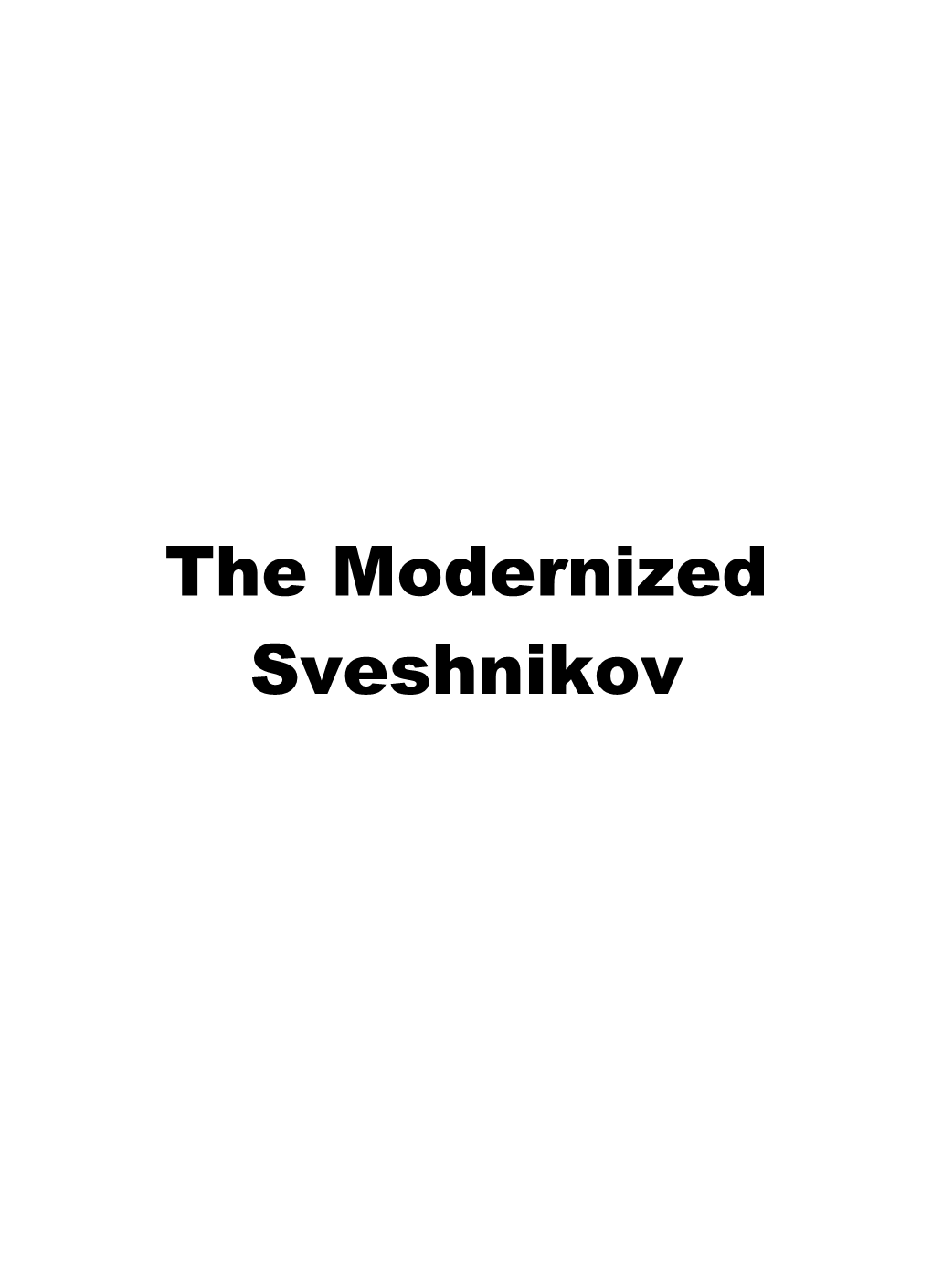 The Modernized Sveshnikov First Edition 2020 by Thinkers Publishing Copyright © 2020 Robert Ris