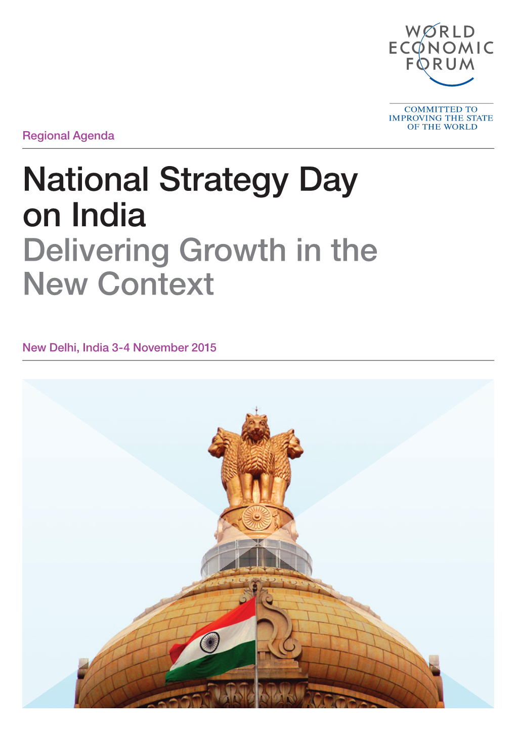 National Strategy Day on India Delivering Growth in the New Context