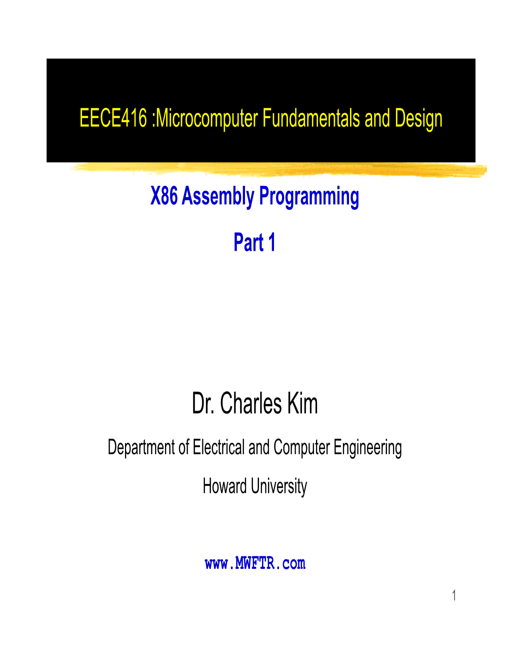 X86 Assembly Programming Part 1