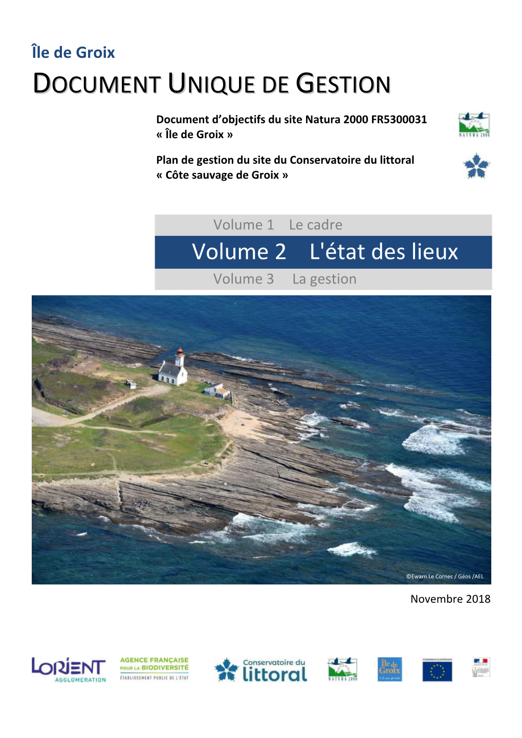 Île De Groix DDOOCCUUMMEENNTT UUNNIIQQUUEE DDEE GGEESSTTIIOONN
