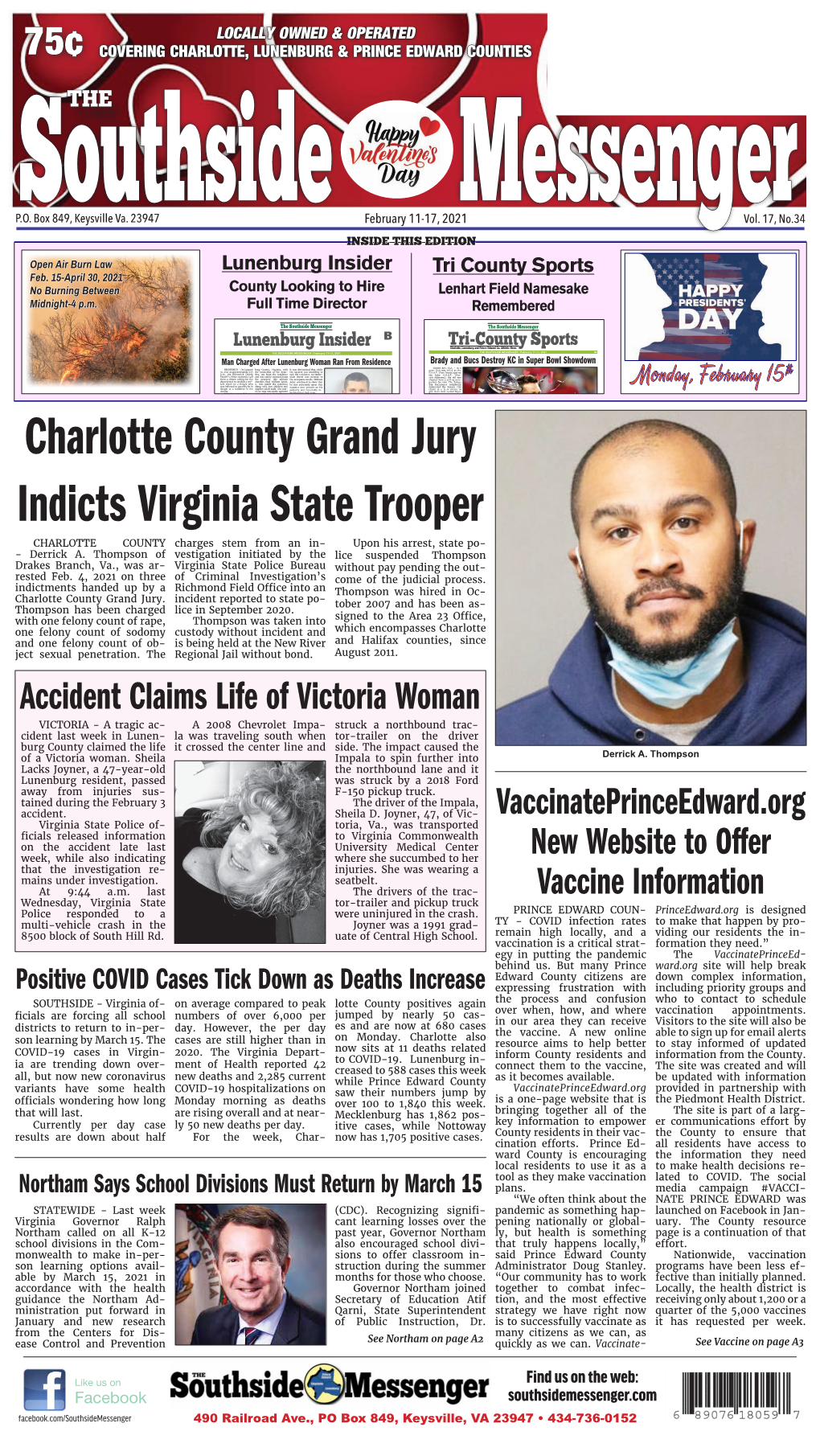 Charlotte County Grand Jury Indicts Virginia State Trooper
