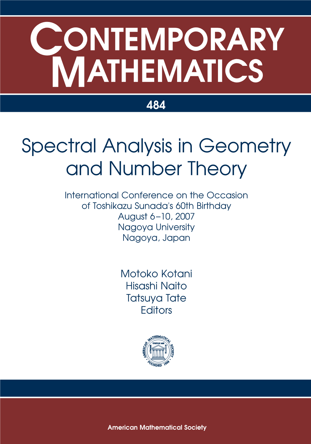 Contemporary Mathematics 484