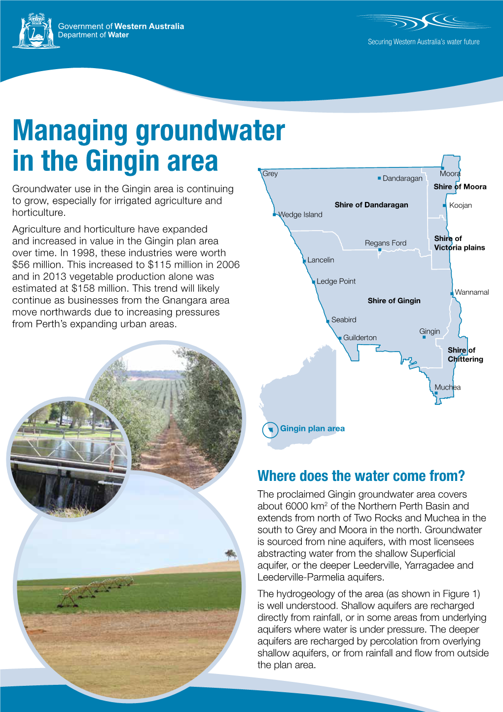 Managing Groundwater in the Gingin Area