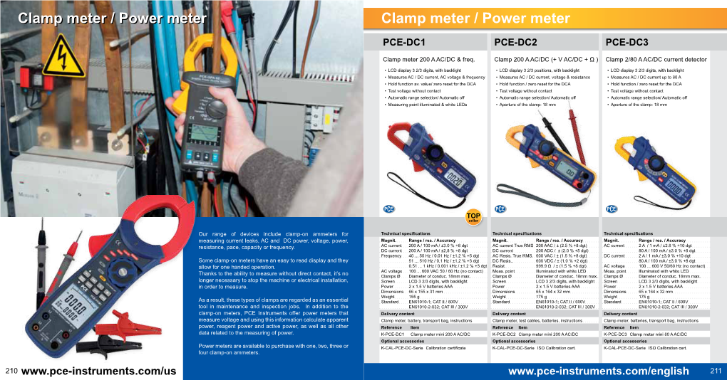 Clamp Meter / Power Meter