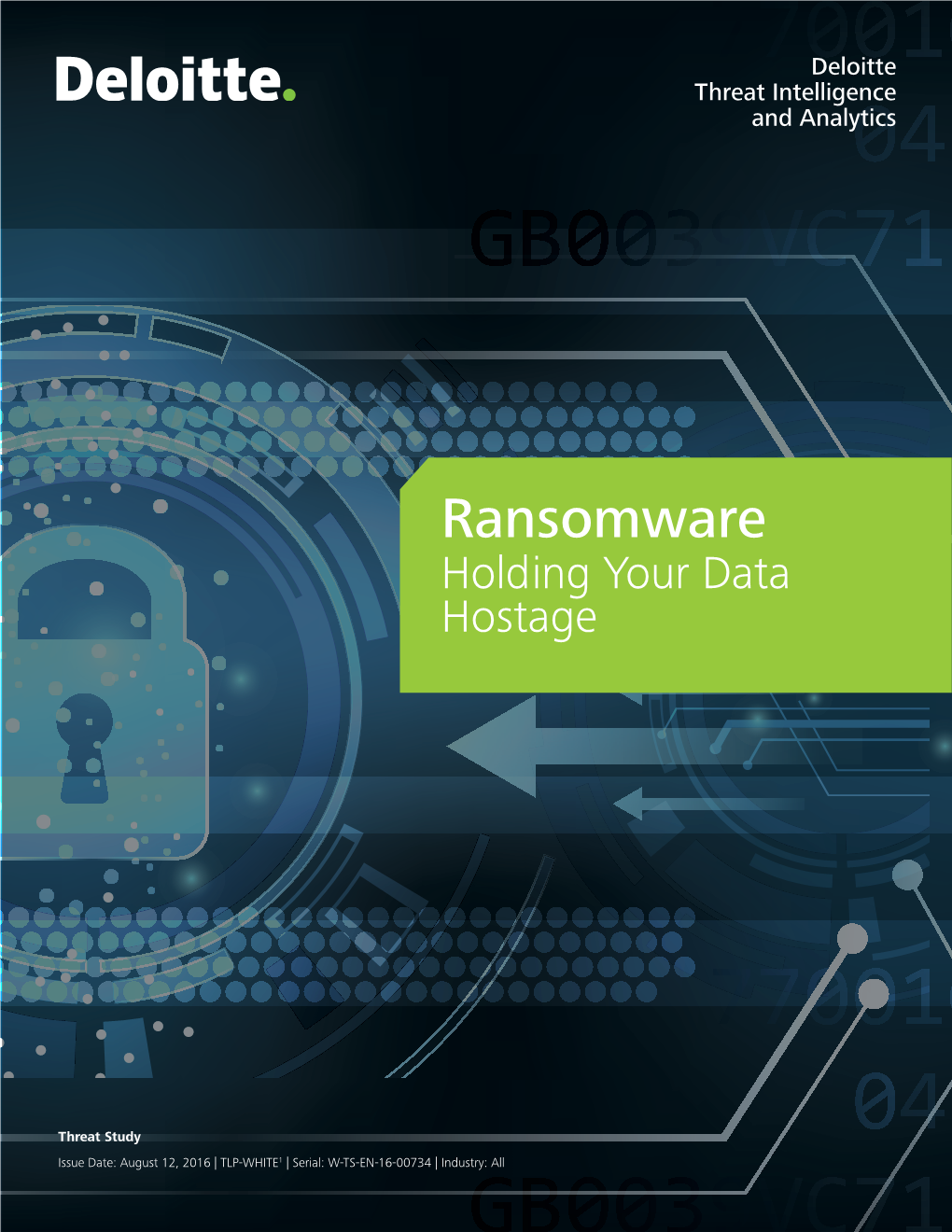 Ransomware Holding Your Data Hostage