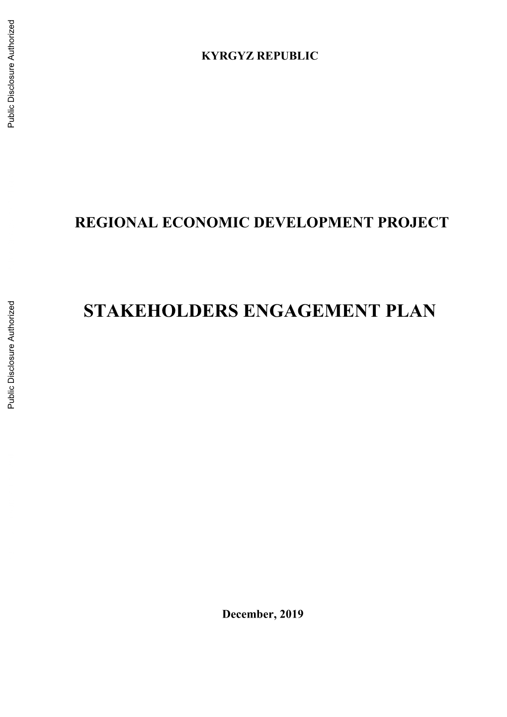 Regional Economic Development Project