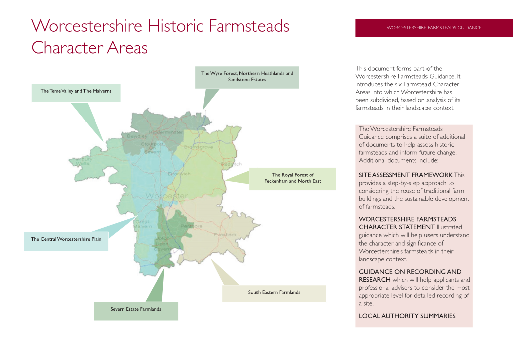 Worcestershire Historic Farmsteads Character Areas