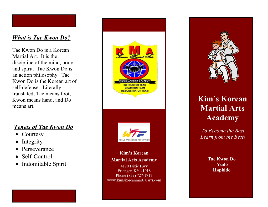 Kim's Korean Martial Arts Academy