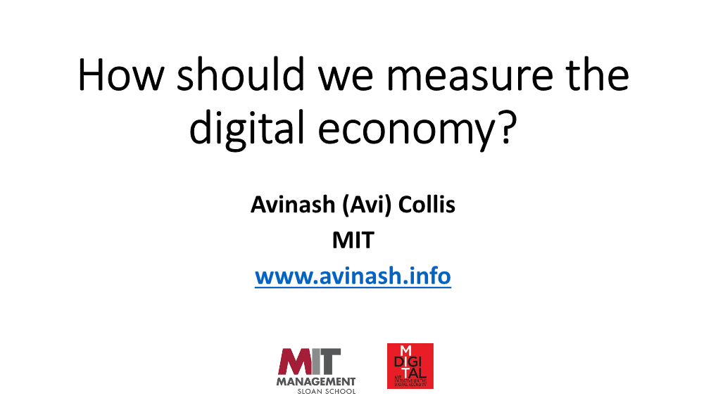 Presentation by Avinash Collis