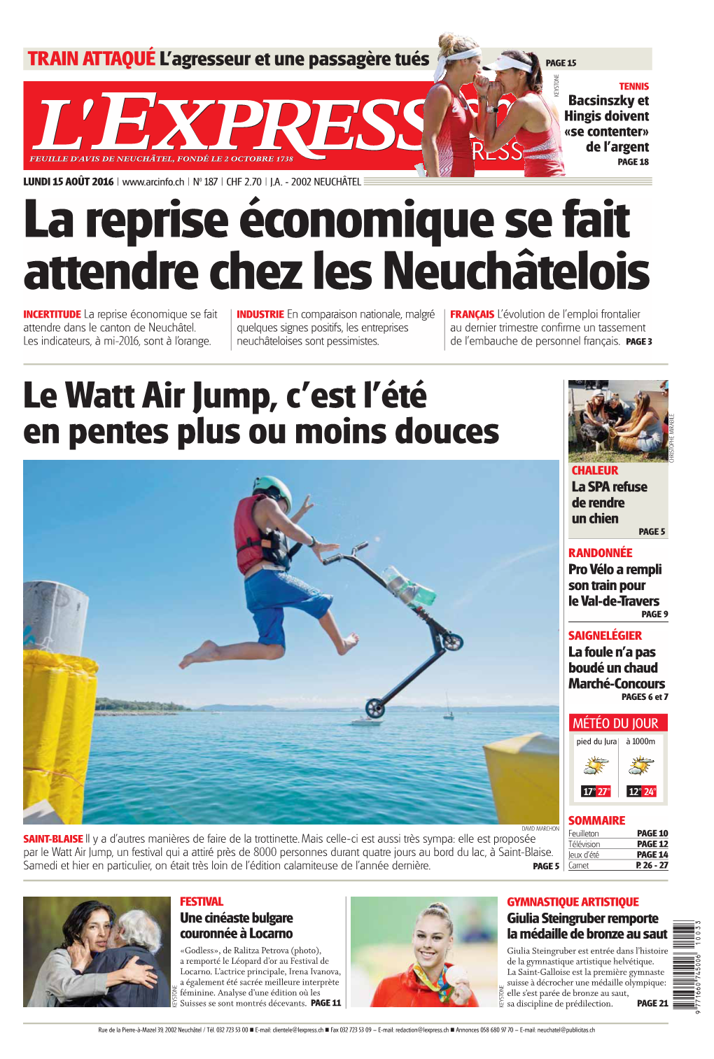 Le Watt Air Jump, C'est L'été En Pentes Plus Ou Moins Douces