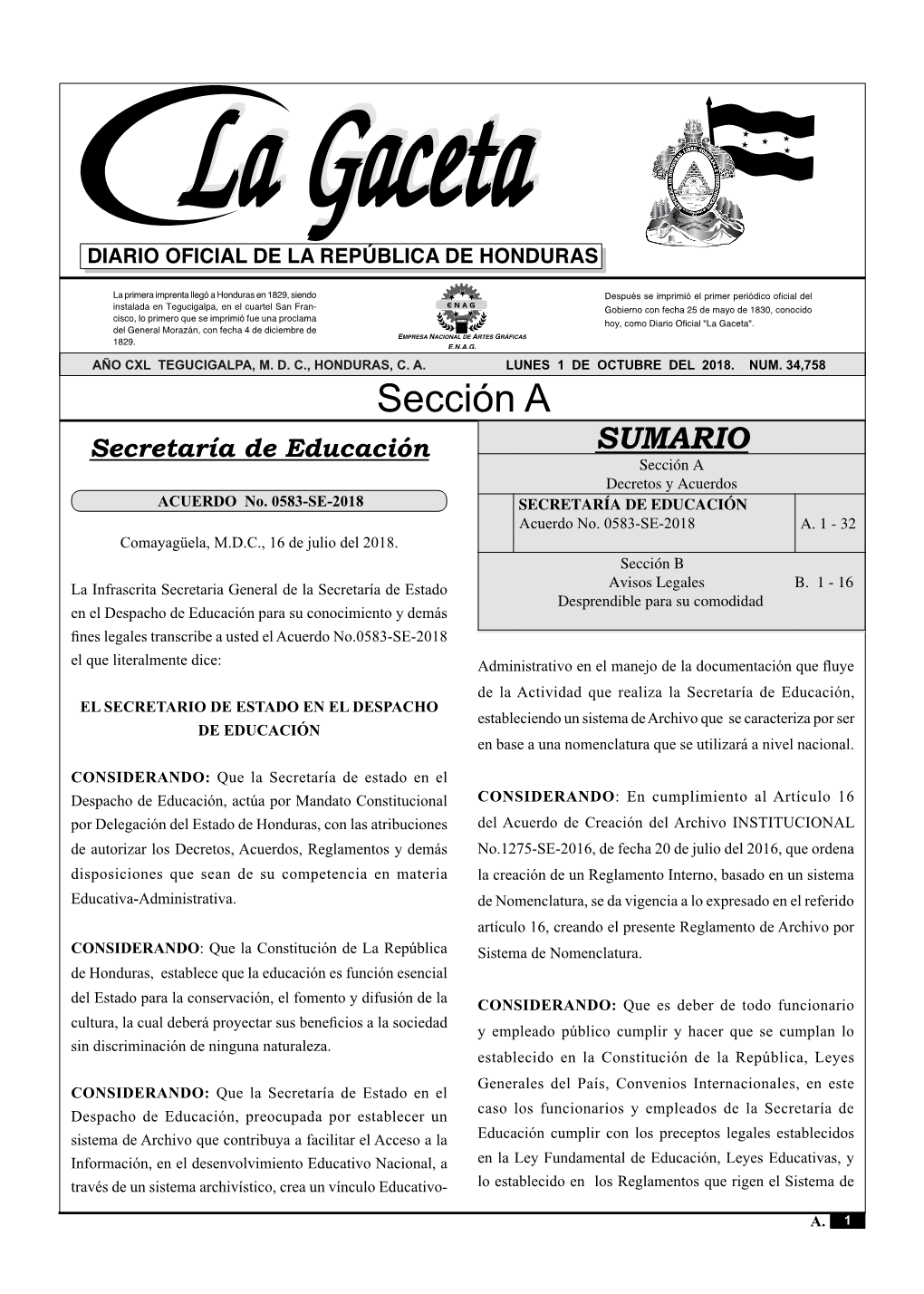 ACUERDO- 0583-SE-2018.Pdf