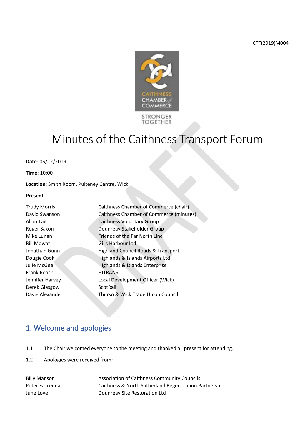 Caithness Transport Forum