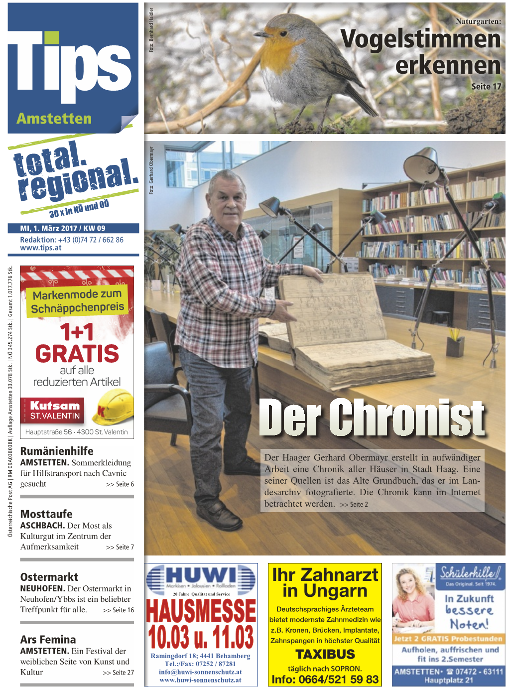 Der Chronist Rumänienhilfe AMSTETTEN