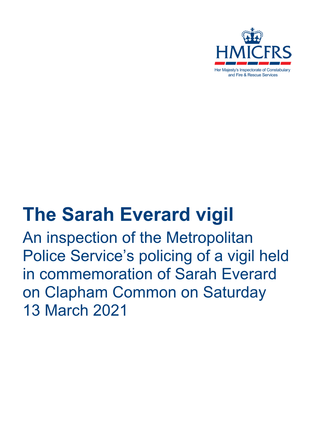 The Sarah Everard Vigil