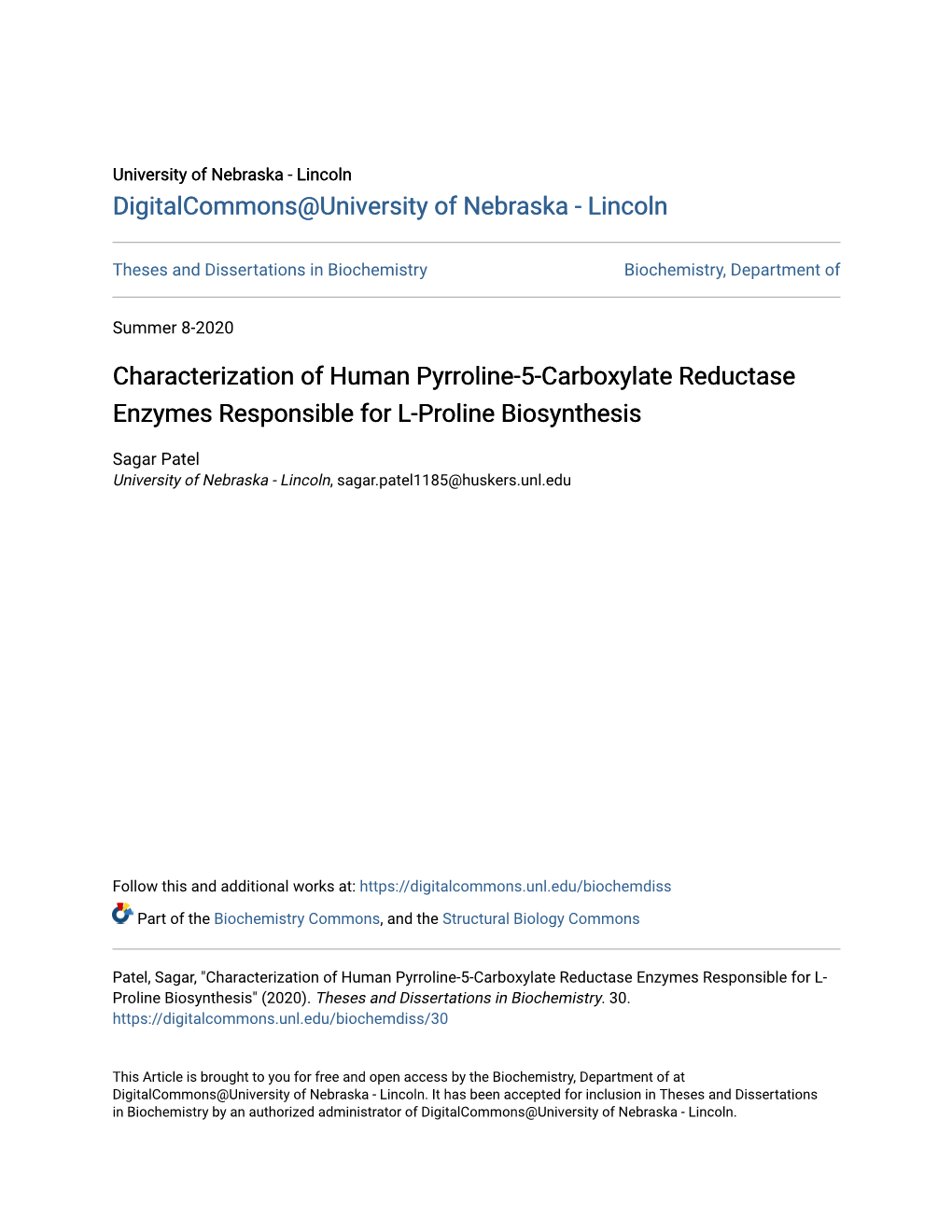 Characterization of Human Pyrroline-5-Carboxylate Reductase Enzymes Responsible for L-Proline Biosynthesis