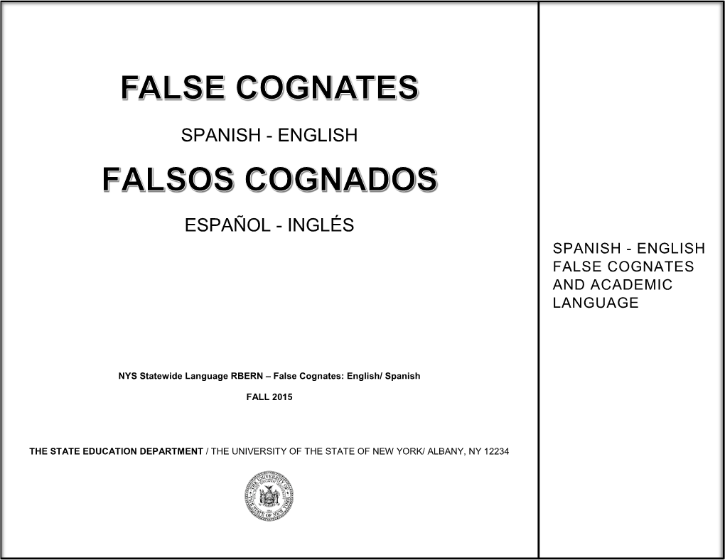 False Cognates