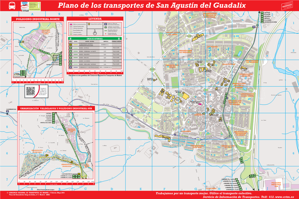 BVCM006145. Plano De Los Transportes De San Agustín De