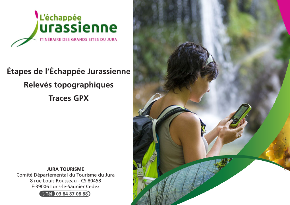 Étapes De L'échappée Jurassienne Relevés Topographiques Traces