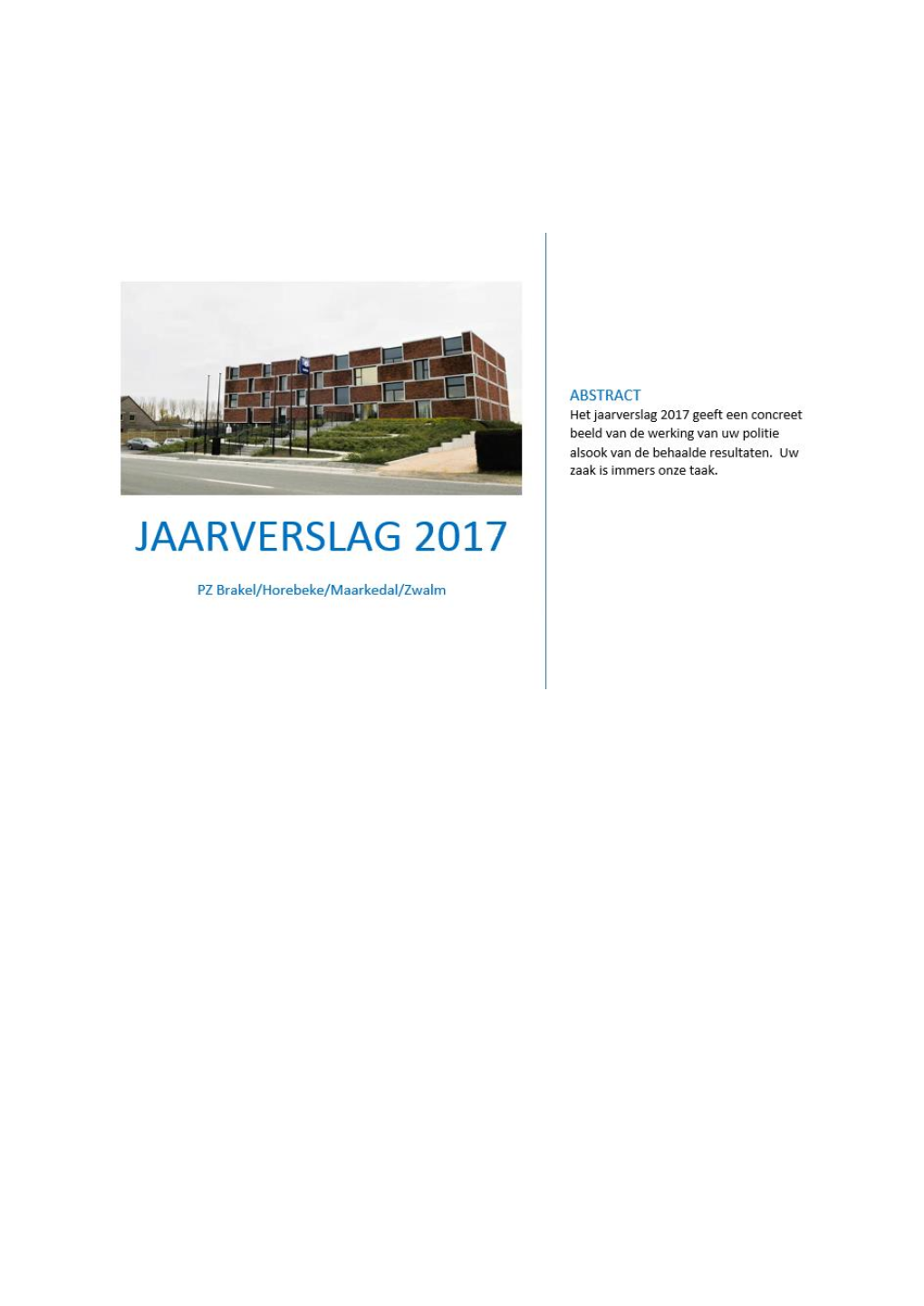 Jaarverslag Definitief 2017