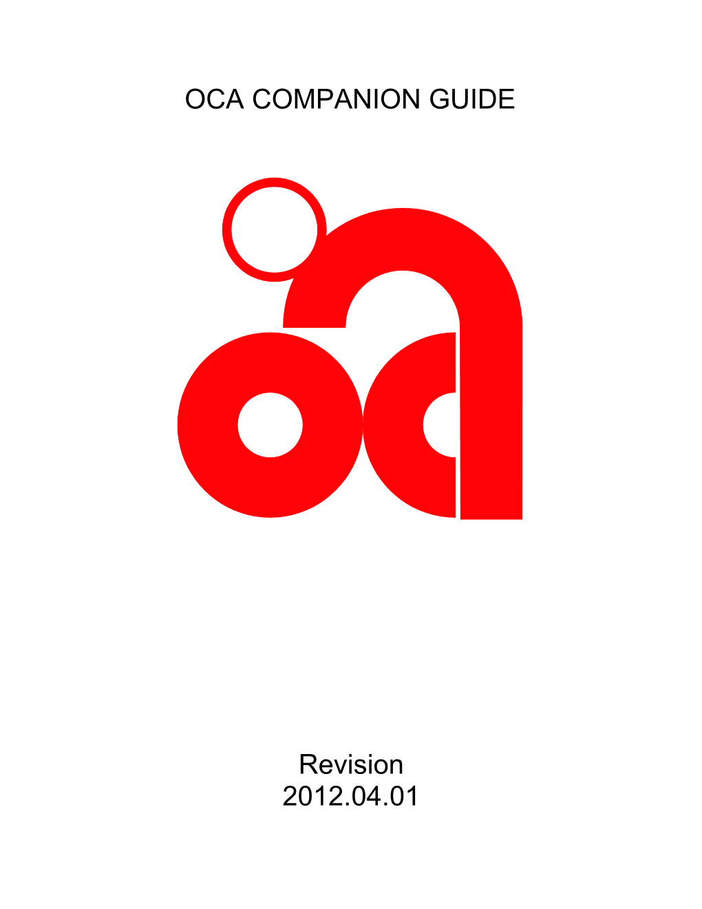 OCA COMPANION GUIDE Revision 2012.04.01