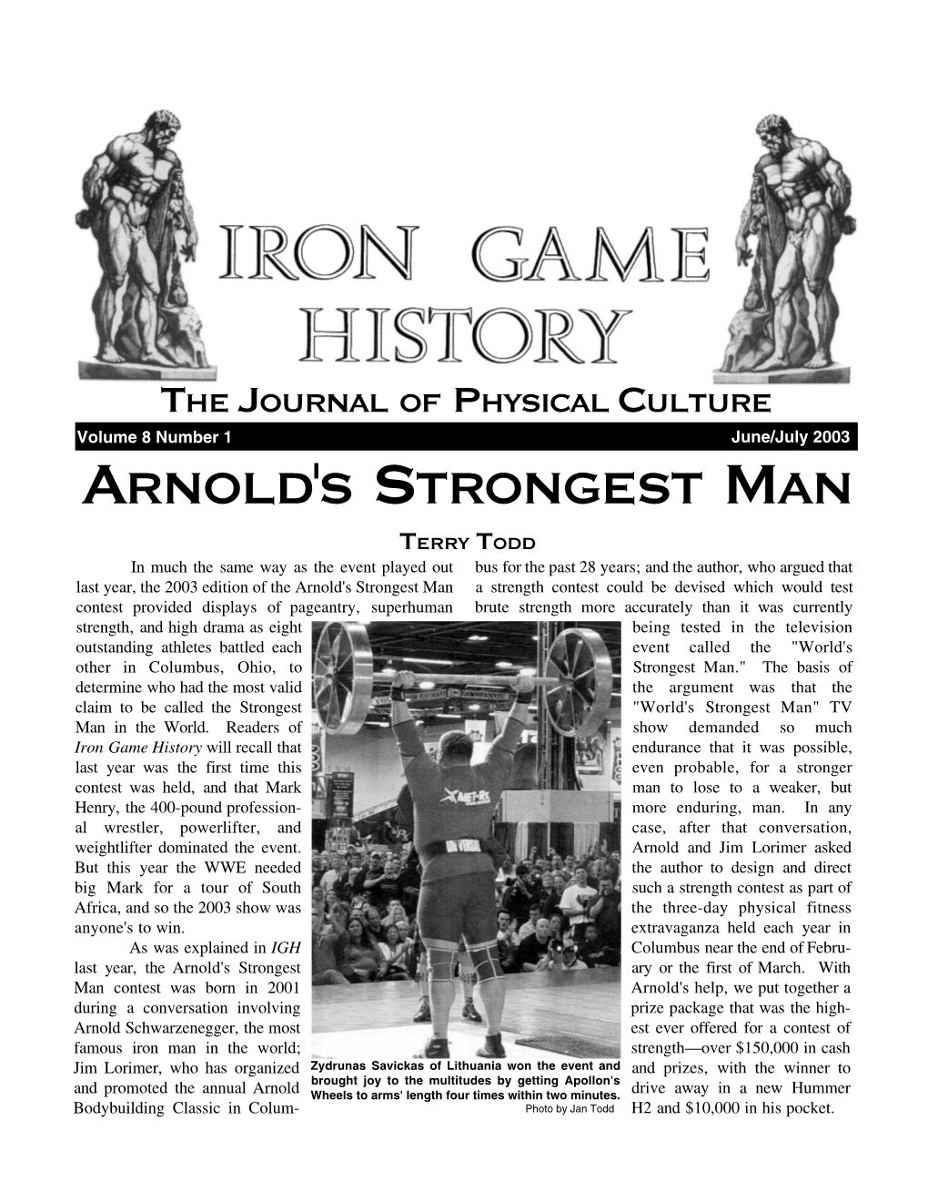 Arnold's Strongest