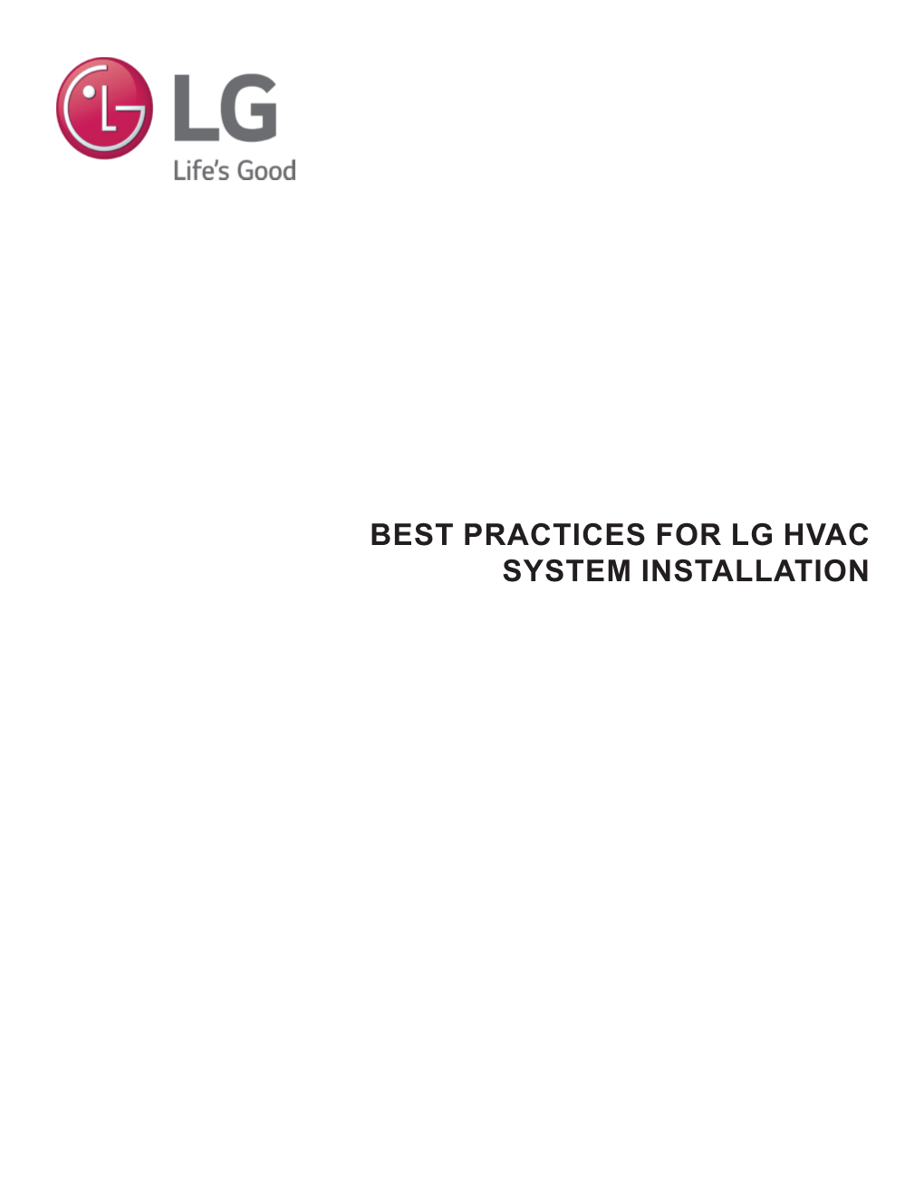 Best Practices for Lg Hvac System Installation