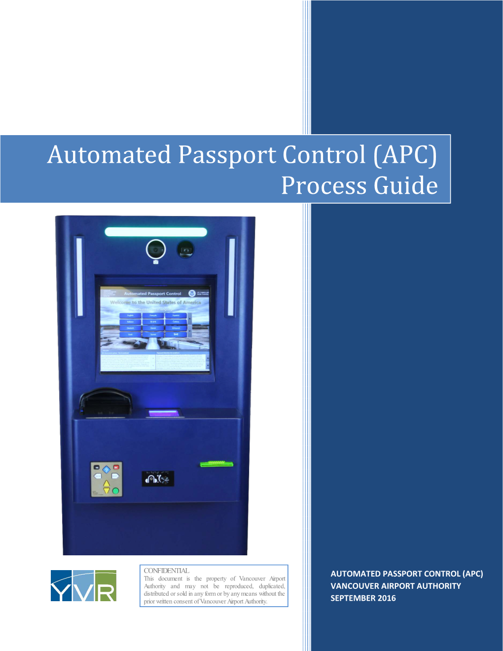 Automated Passport Control (APC) Process Guide