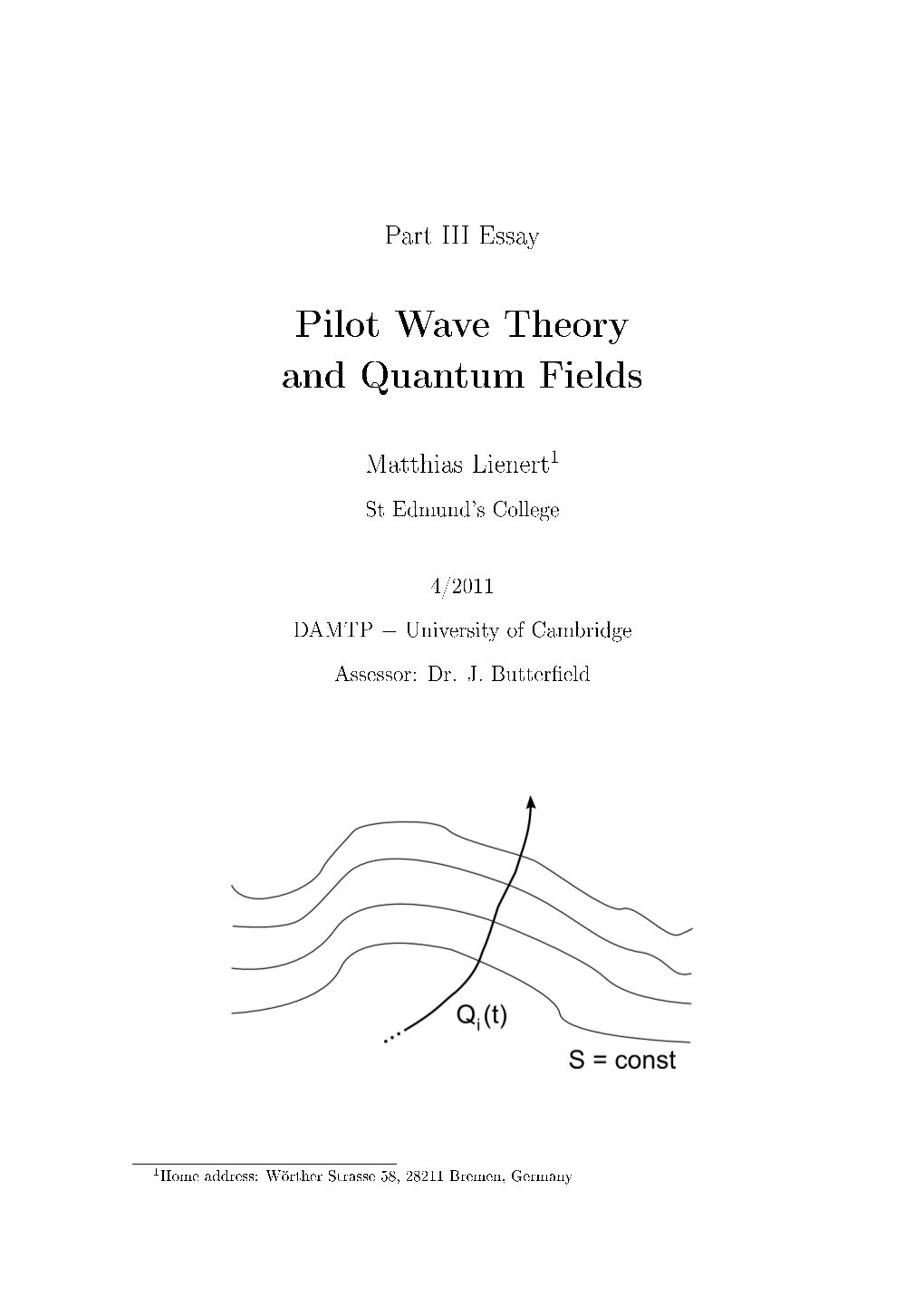 Pilot Wave Theory and Quantum Fields