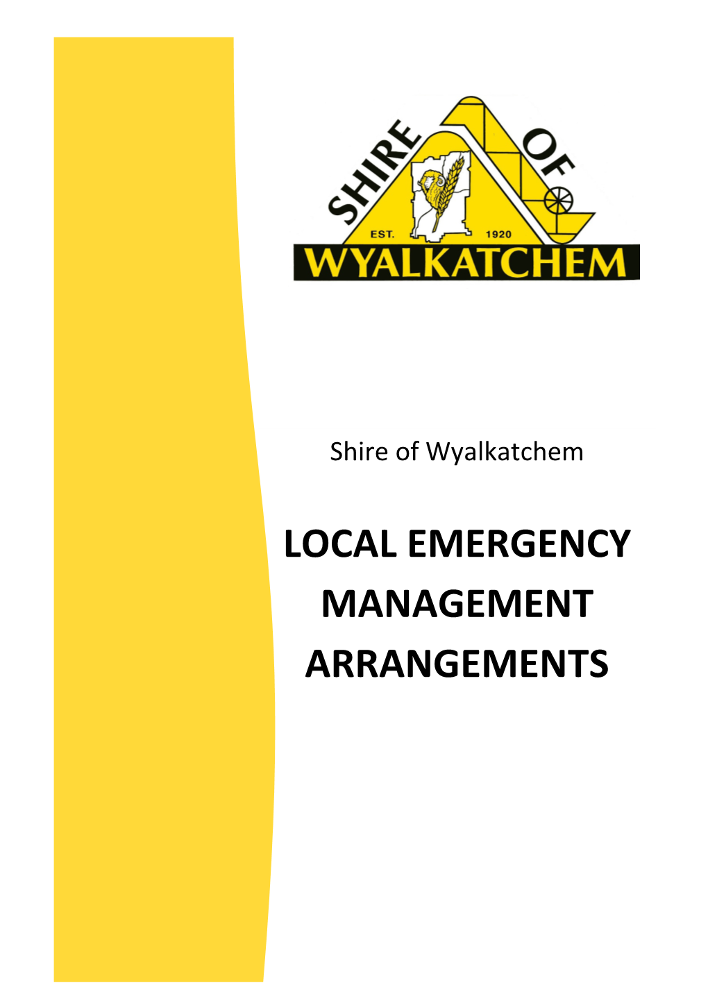 Local Emergency Management Arrangements