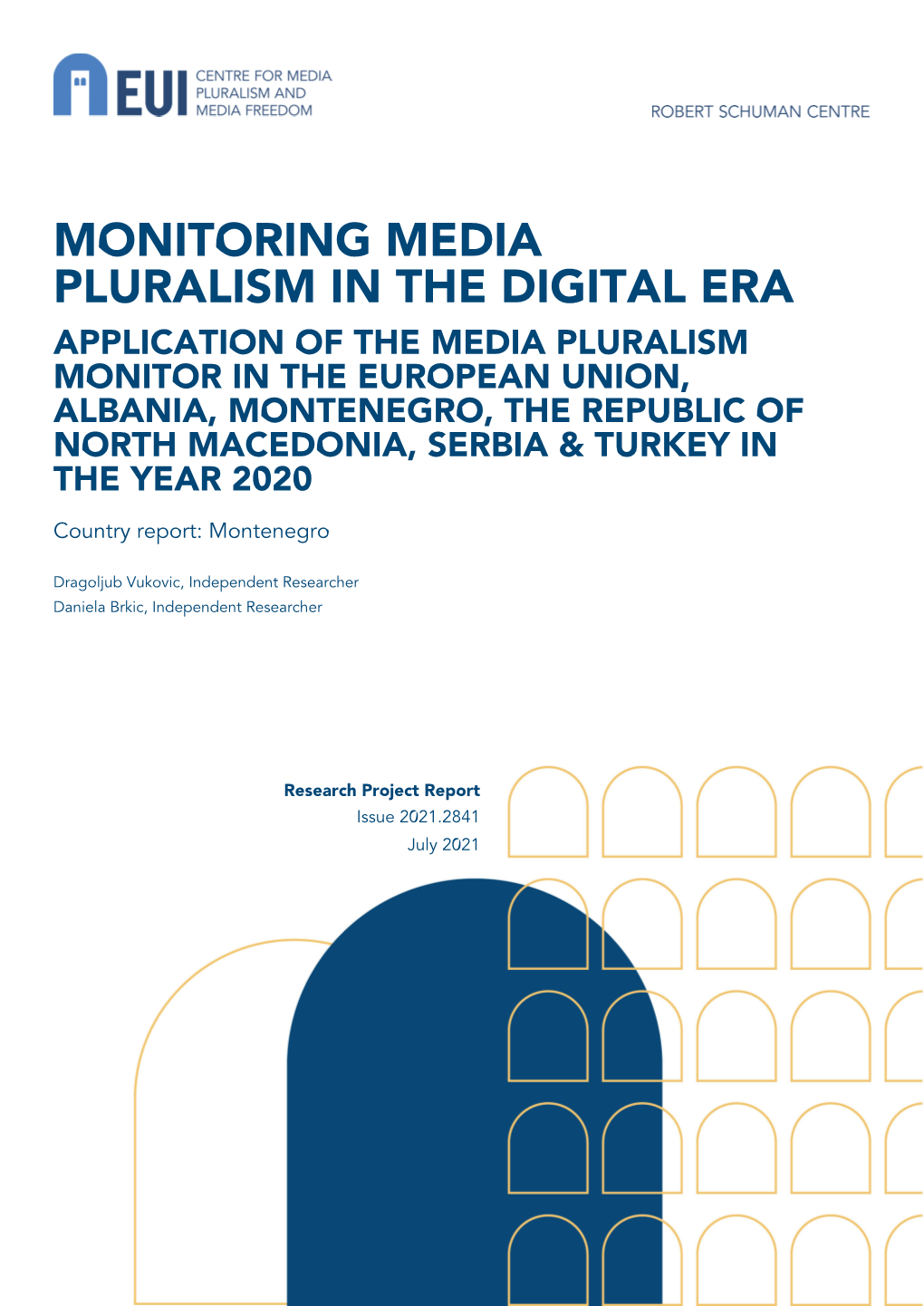 Montenegro, the Republic of North Macedonia, Serbia & Turkey in the Year 2020