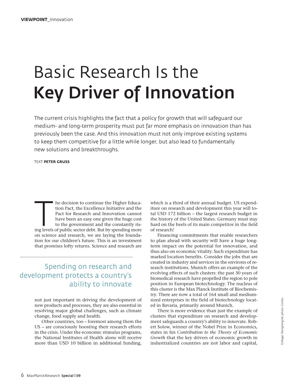 Basic Research Is the Key Driver of Innovation