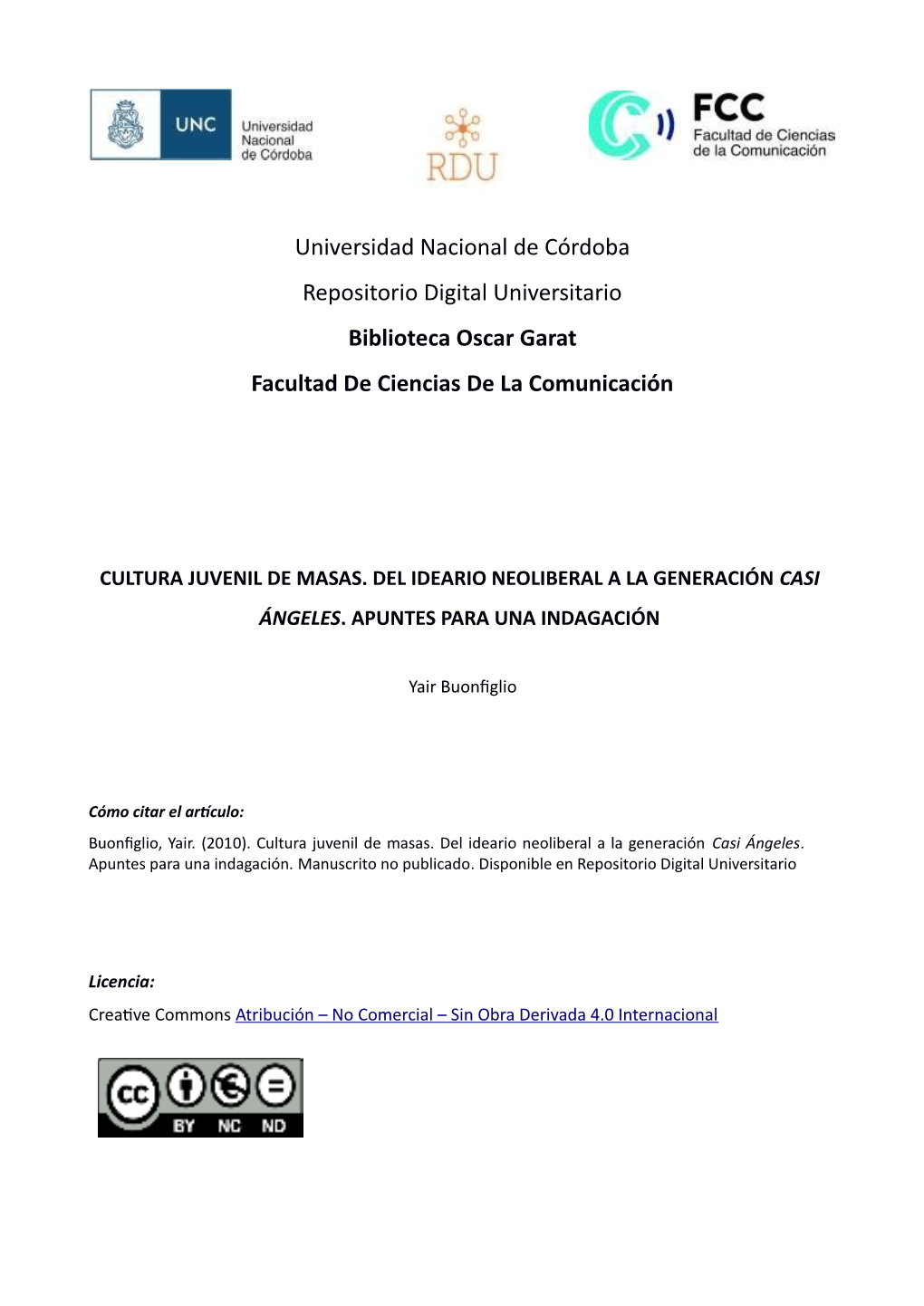 Cultura Juvenil De Masas.Pdf (212.6Kb)