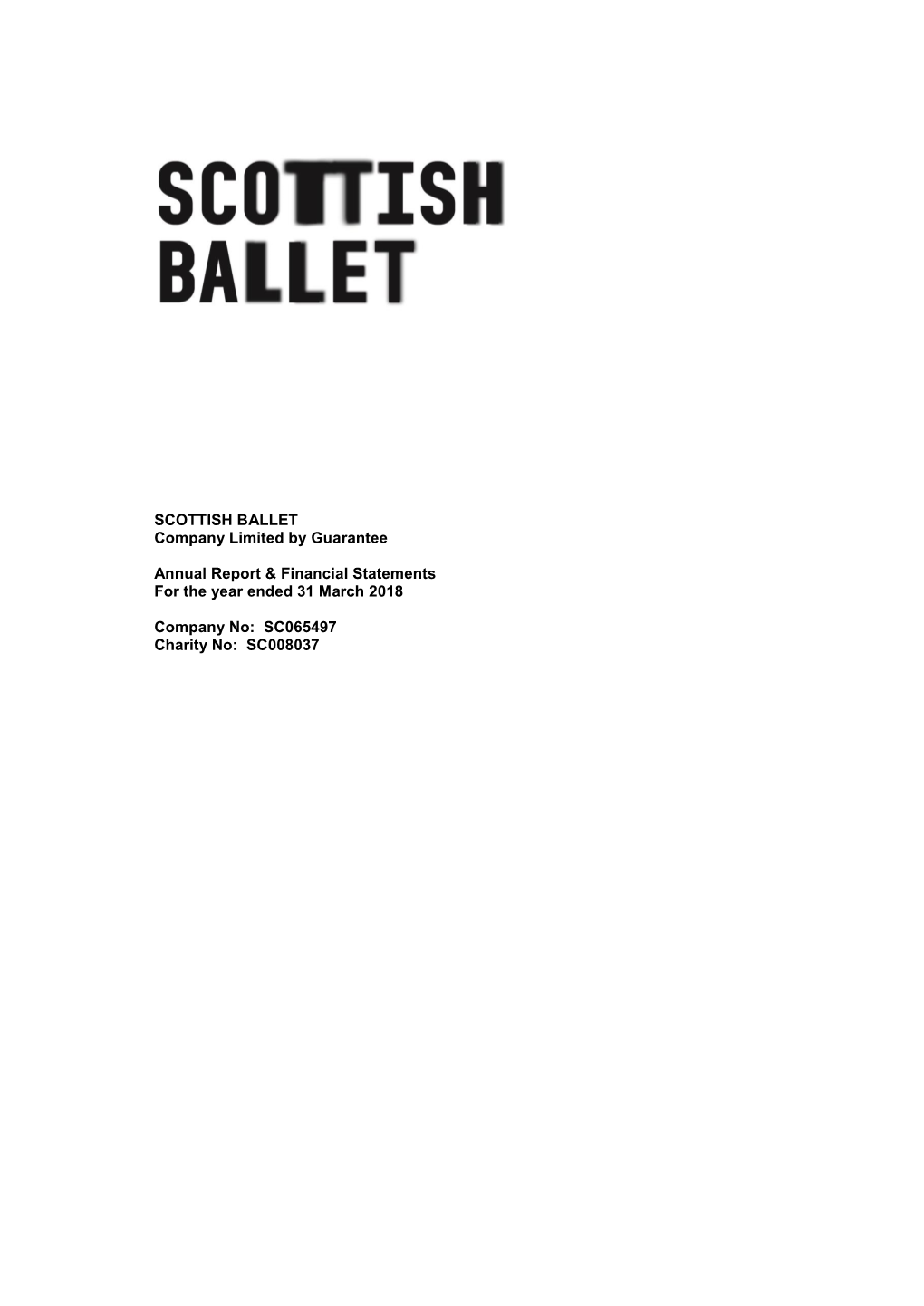 Scottish Ballet Financial Statements 2017/18801.82 KB