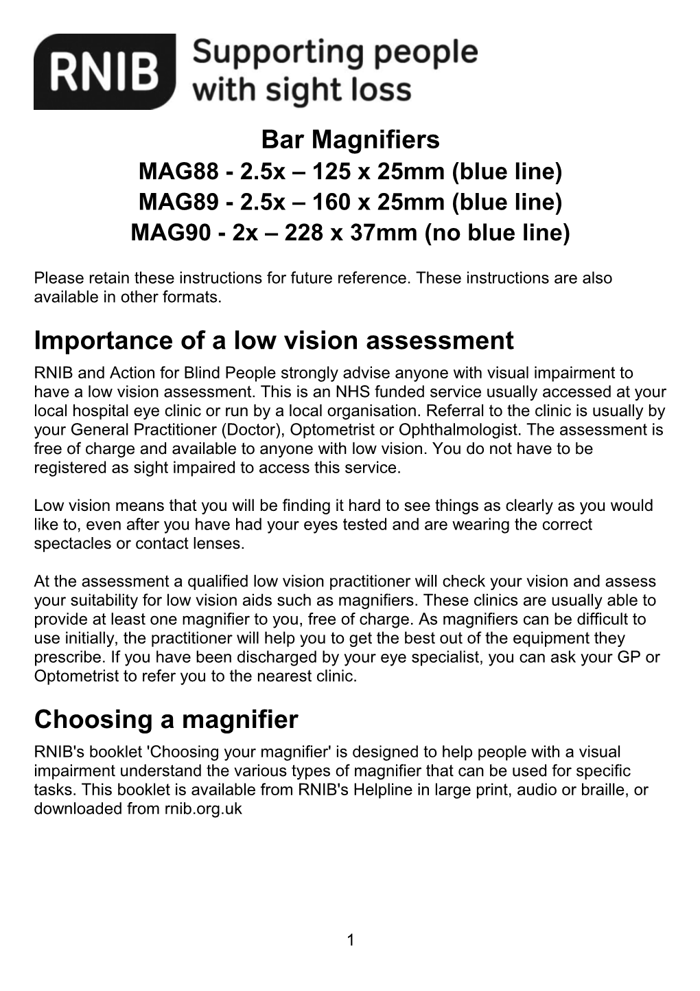 MAG88 - 2.5X 125 X 25Mm (Blue Line)