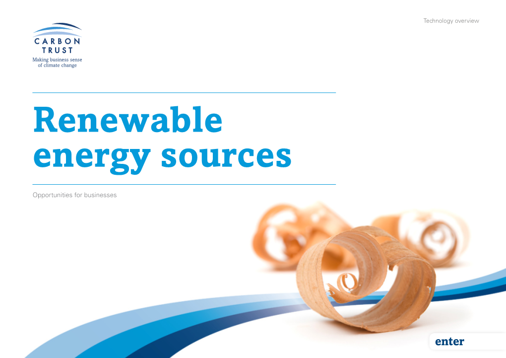 Renewable Energy Sources