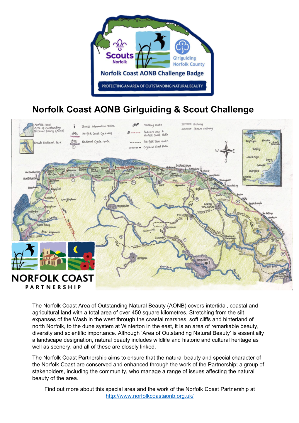 Norfolk Coast AONB Girlguiding & Scout Challenge
