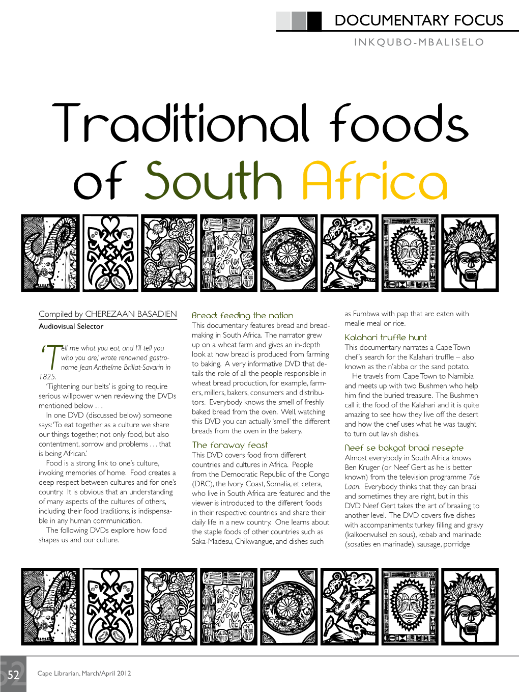 Traditional Foods of South Africa