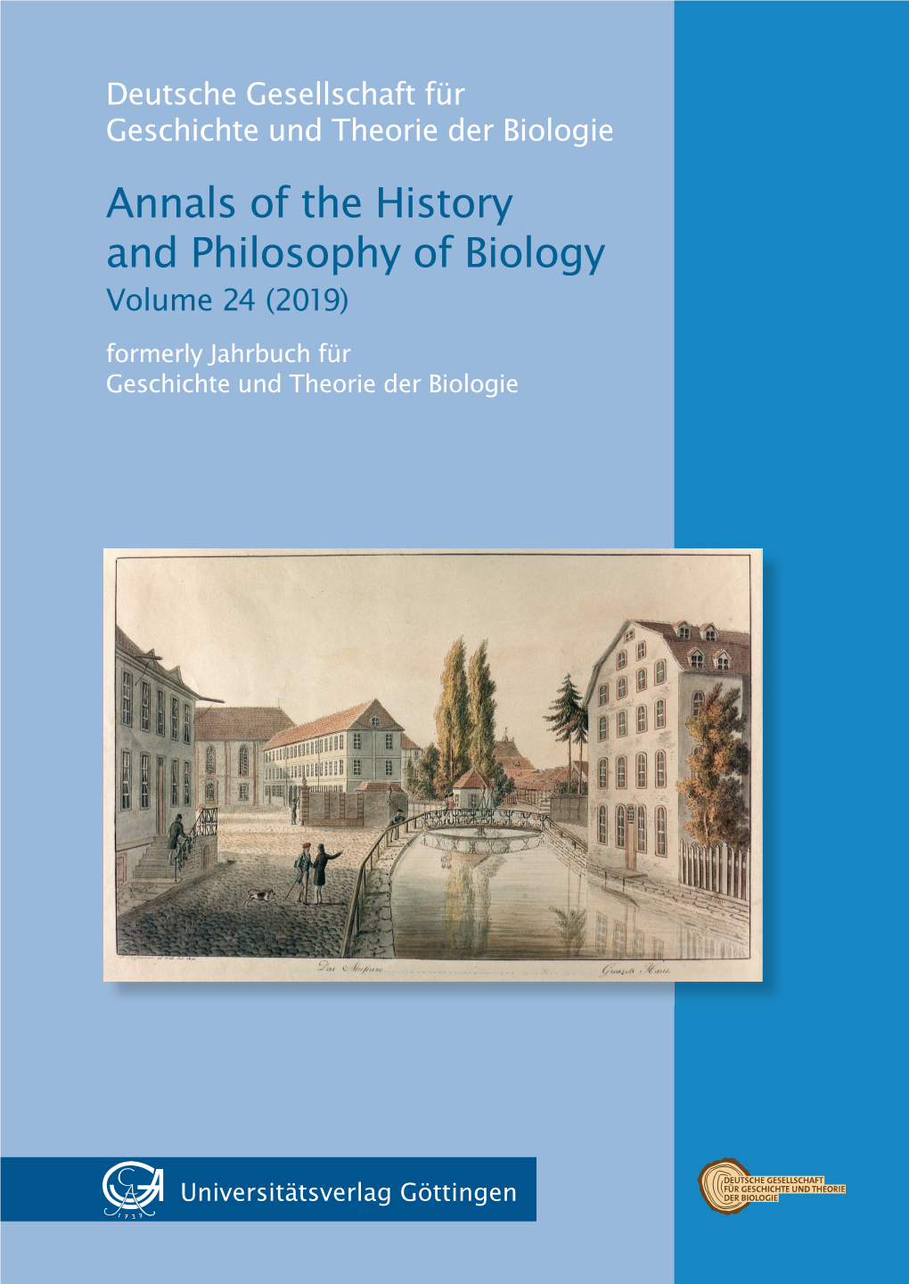 Annals of the History and Philosophy of Biology, Vol. 24 (2019)