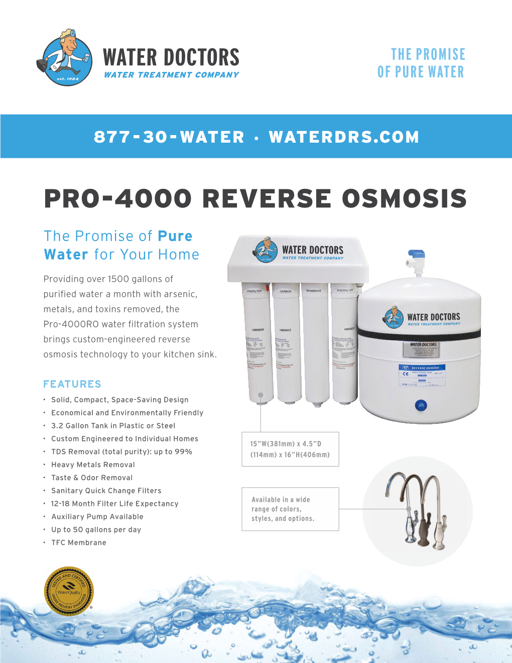 Pro-4000 Reverse Osmosis