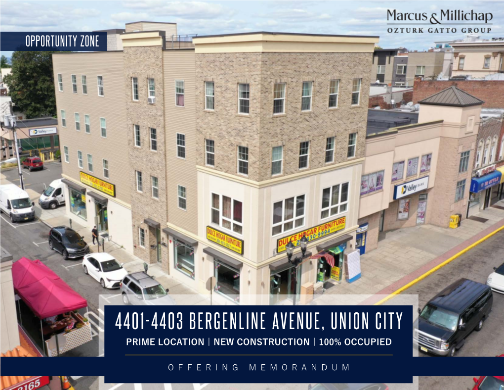 4401-4403 Bergenline Avenue, Union City Prime Location | New Construction | 100% Occupied