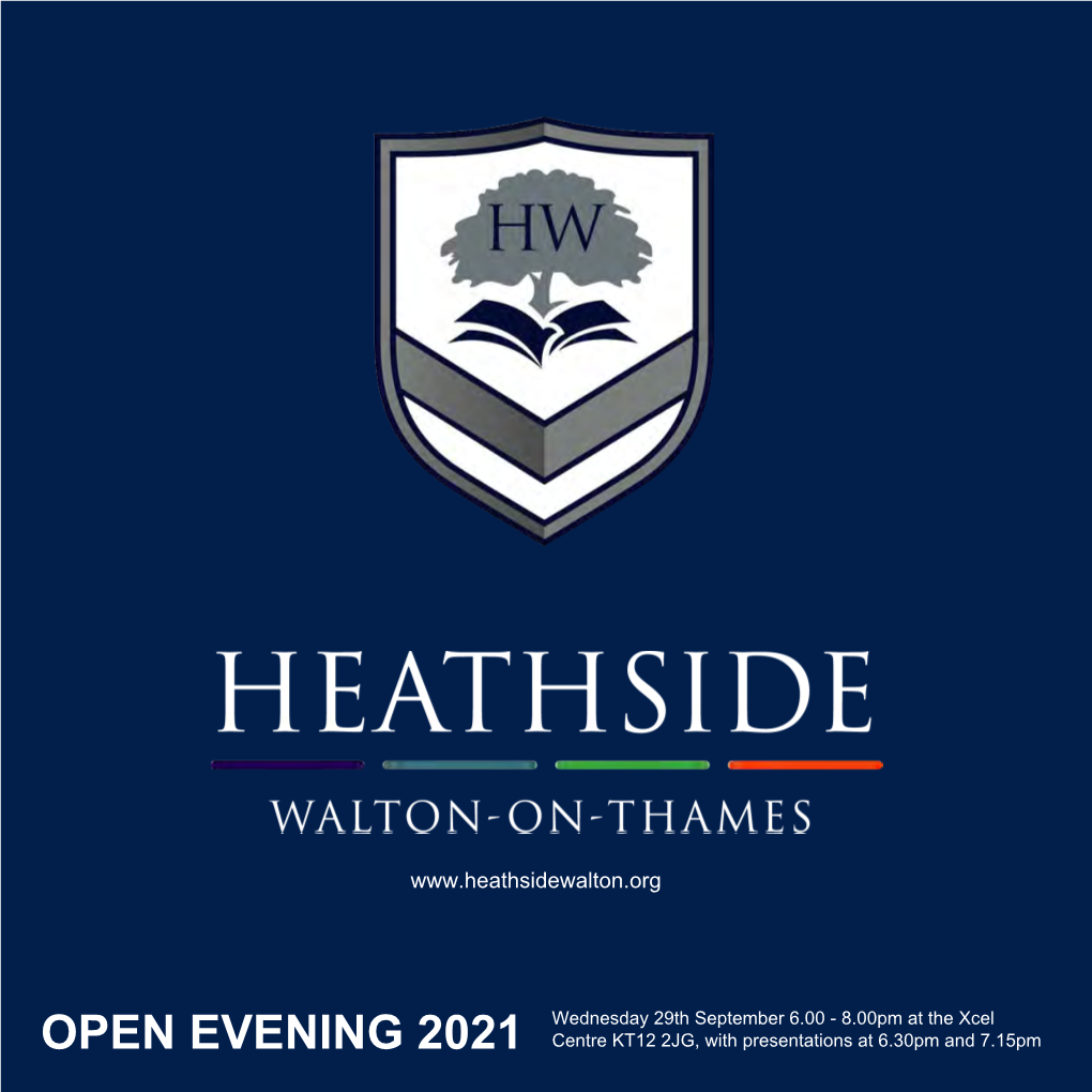 Heathside School Prospectus 2021 Entry