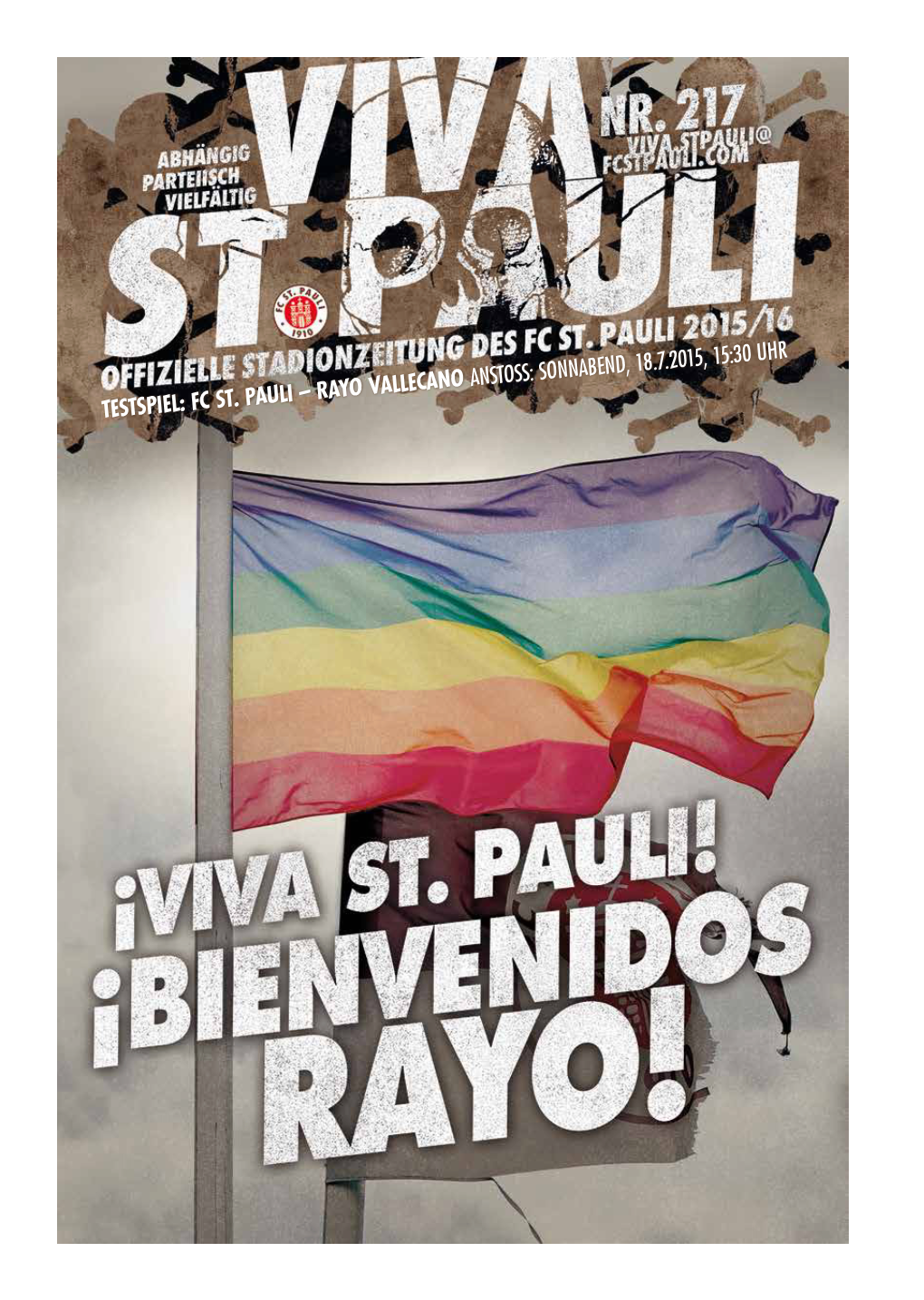 TESTSPIEL: FC ST. PAULI – RAYO VALLECANO Anstoss: Sonnabend, 18.7.2015, 15:30