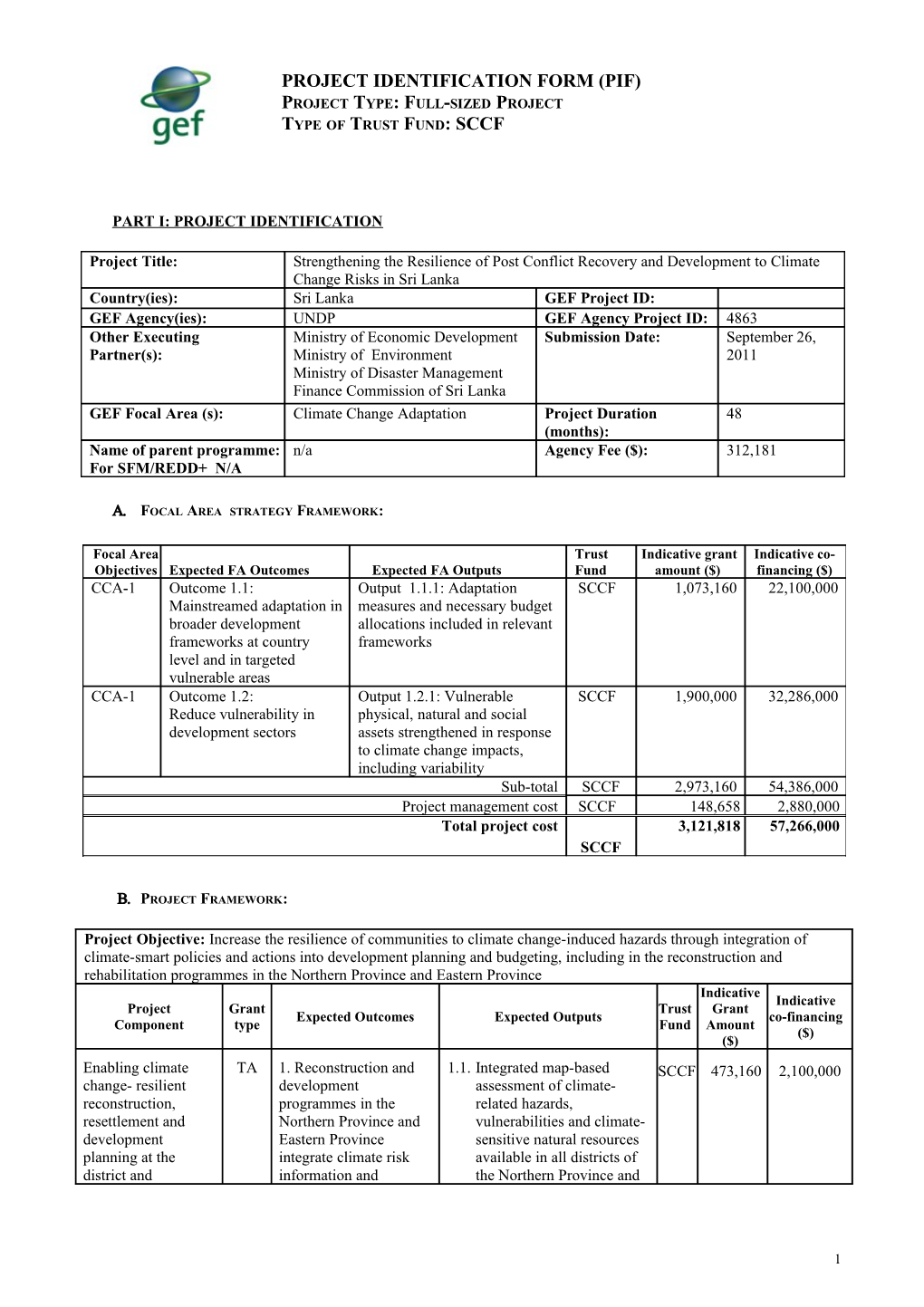 Financing Plan (In Us$) s11