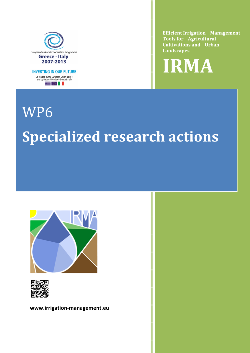 Review Research Report Regarding Low Water–Demand Agricultural Crops