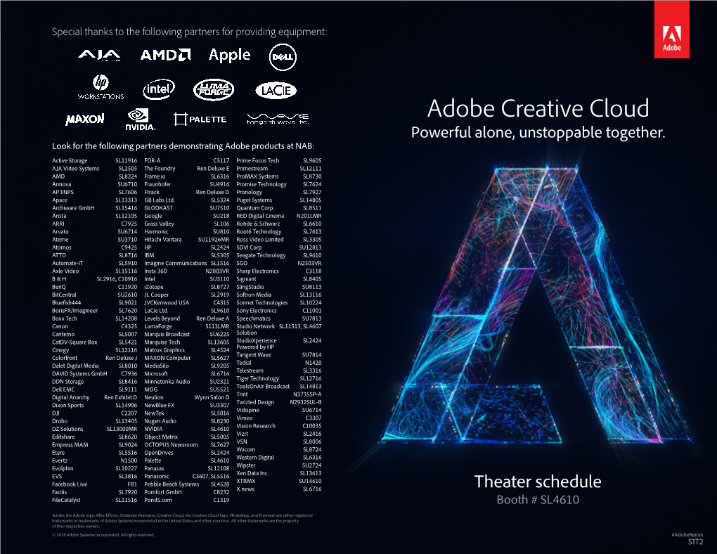 Adobe Creative Cloud Powerful Alone, Unstoppable Together