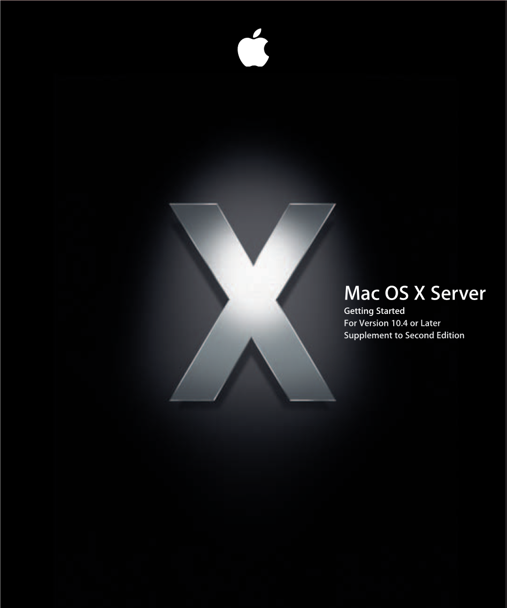 Mac OS X Server Getting Started Supplement