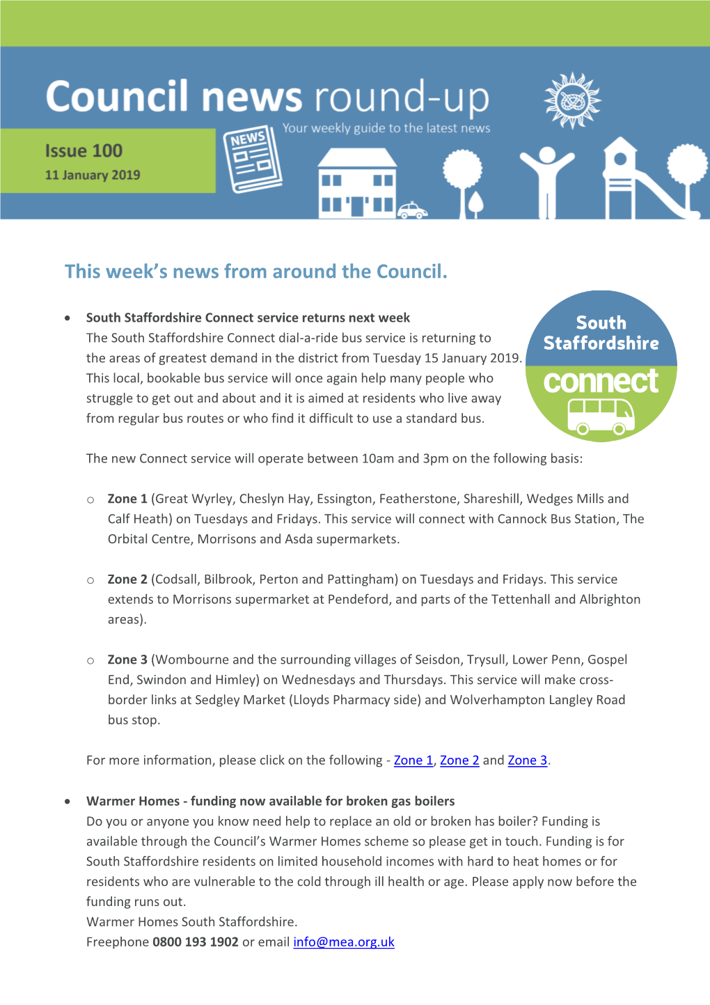 This Week's News from Around the Council